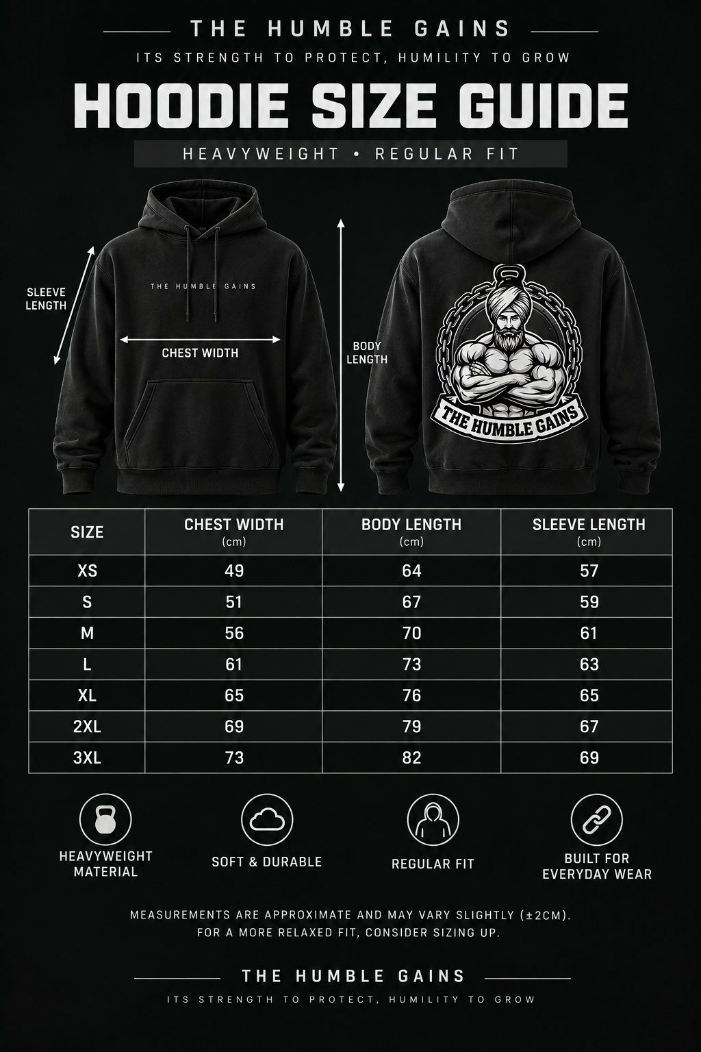 Protect Humanity 440GSM Heavyweight Hoodie- RED/ Men's/ LIMITED EDITION
