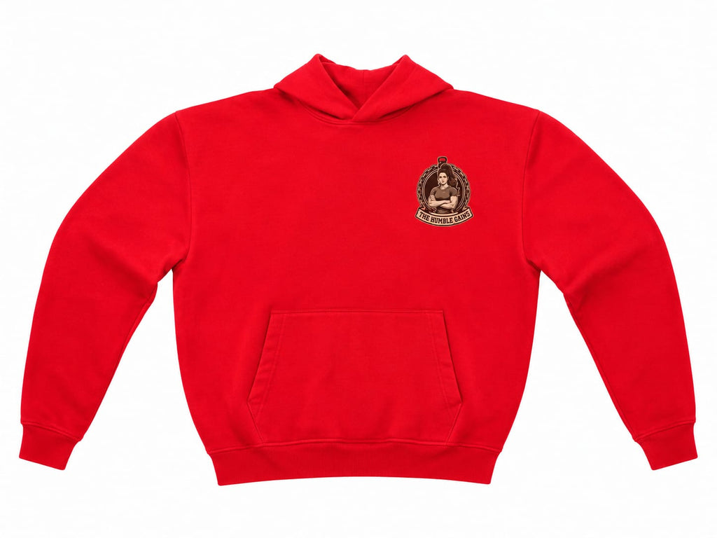 Protect Humanity 440GSM Heavyweight Hoodie- RED/ WOMEN'S/ LIMITED EDITION