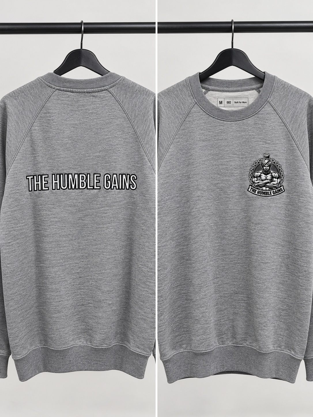 The Humble Gains Signature Sweatshirt – Grey