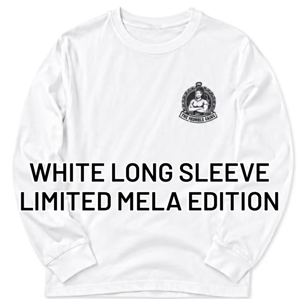 MELA LADDIES OVERSIZED SWEATSHIRT — OFF WHITE