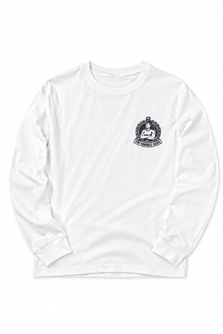 MELA LADDIES OVERSIZED SWEATSHIRT — OFF WHITE