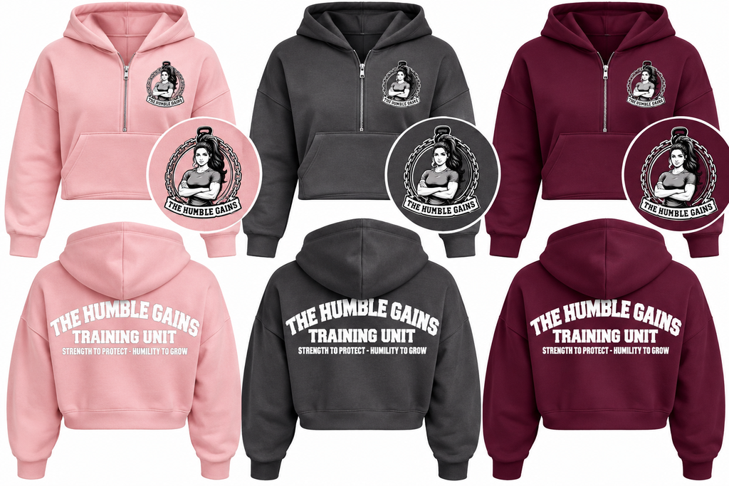 Women's Training Set – Cropped Hoodie & Leggings | The Humble Gains