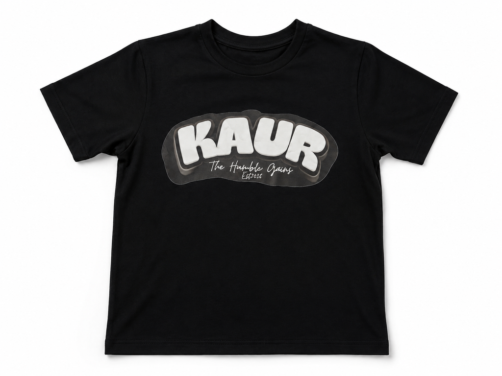 Kids Singh & Kaur T-Shirt - Black FINAL FEW