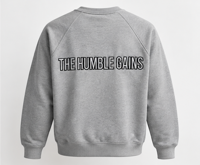 The Humble Gains Signature Sweatshirt – Grey