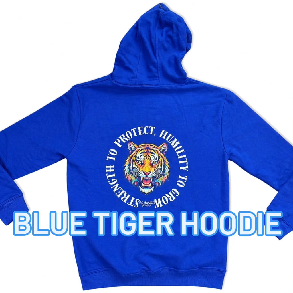 Mela Tiger Hoodie – Royal Blue